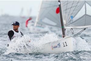Caleb Paine, Finn - 2014 ISAF Sailing World Championships Santander photo copyright Mick Anderson / Sailingpix.dk http://sailingpix.photoshelter.com/ taken at  and featuring the  class