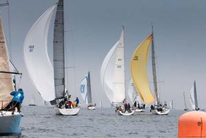 Close light air battles in Class B offshore racing today - 2014 ORC World Championship photo copyright segel-bilder.de / Christian Beeck taken at  and featuring the  class