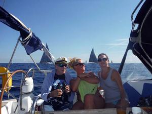 DSCF4125 - Vern Ruskin sailing in France photo copyright Trixie Slater taken at  and featuring the  class