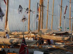 DSCF6022 - Les Voiles de St Tropez and the forest of masts, Vern Ruskin photo copyright Trixie Slater taken at  and featuring the  class