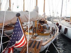 DSCF6033 - Les Voiles de St Tropez and the forest of masts, Vern Ruskin photo copyright Trixie Slater taken at  and featuring the  class