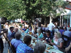 Dinner - ARC Baltic photo copyright World Cruising Club http://www.worldcruising.com taken at  and featuring the  class