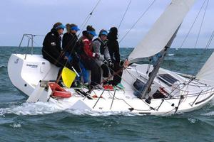 Emma May competing in the VIC Match Racing Championship. photo copyright Chris Furey taken at  and featuring the  class