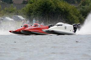 F4s in action photo copyright Powerboat GP http://www.powerboatgp.co.uk taken at  and featuring the  class