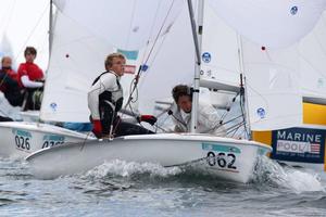 Hippolyte Macheti and Sidoine Dantes (FRA-55096) - 2014 420 World Championship photo copyright Christian Beeck taken at  and featuring the  class