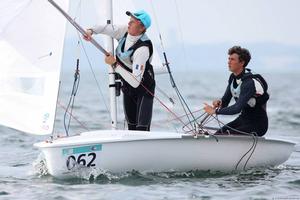 Hippolyte Machetti and Sidointe Dantes (FRA) - 2014 420 World Championship photo copyright Christian Beeck taken at  and featuring the  class