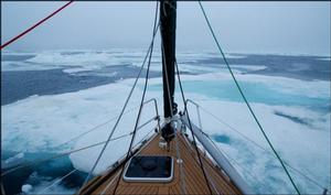 Ice, ice everywhere photo copyright Cornell Sailing Events taken at  and featuring the  class