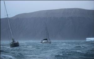 It is blowing hard photo copyright Cornell Sailing Events taken at  and featuring the  class
