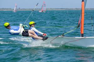 Jess and Tom Grimes on 29er Swagamuffin photo copyright Robin Evans taken at  and featuring the  class