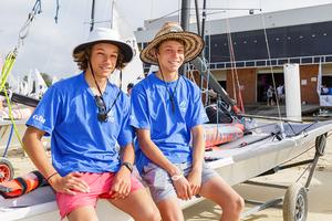 Jim Colley and Kurt Hansen winning 29er crew photo copyright Robin Evans taken at  and featuring the  class