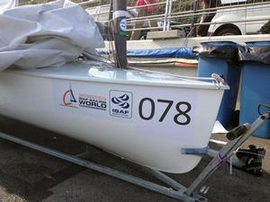 Jonas bow number 533 - ISAF Sailing World Championships 2014 photo copyright Dan Ibsen taken at  and featuring the  class