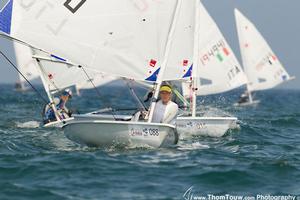 2014 ISAF Sailing World Championships, Santander - Laser Radial photo copyright Thom Touw http://www.thomtouw.com taken at  and featuring the  class