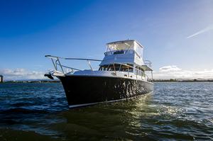 Latest release from United Motor Yachts, the Fairway 43 Flybridge will also be on display at Expo 2014. photo copyright Gold Coast International Marine Expo taken at  and featuring the  class