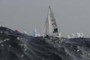 Mat Belcher and Will Ryan racing on the outer course in Rio photo copyright  Victor Kovalenko taken at  and featuring the  class