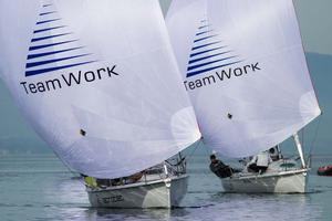 2014 Teamwork Geneva Match Race photo copyright  Nicolas Jutzi taken at  and featuring the  class