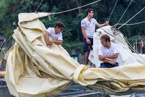 Dockside ambiance in Portofino - Portofino Rolex Trophy 2014 Day 1 photo copyright  Rolex / Carlo Borlenghi http://www.carloborlenghi.net taken at  and featuring the  class