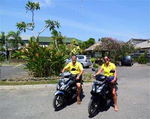 Rally Control team in Bali waiting for the World ARC - 2014 World ARC, Leg 9 photo copyright World Cruising Club http://www.worldcruising.com taken at  and featuring the  class