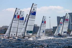 2014 Aquece Rio -  Nacra 17 fleet photo copyright ISAF  taken at  and featuring the  class