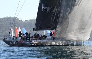 Perpetual Loyal drifting downwind photo copyright Crosbie Lorimer http://www.crosbielorimer.com taken at  and featuring the  class