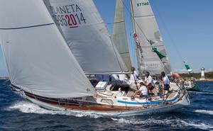 TRIMEGISTA 3, Sail n: ITA7047, Owner: Antonio Cangemi, State: ITA, Length: ``11, 66``, Model: 38; AORANGI, Sail n: USA67740, Owner: ``KJK Europa,  Inc/Jayne Koehler``, State: USA, Length: ``14, 66``, Model: 47 -  2014 Rolex Swan Cup, day 3 photo copyright  Rolex / Carlo Borlenghi http://www.carloborlenghi.net taken at  and featuring the  class