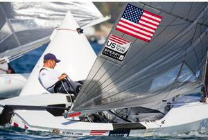 Caleb Paine, Finn, competing in the medal race. 2014 ISAF Sailing World Championships Santander photo copyright Mick Anderson / Sailingpix.dk http://sailingpix.photoshelter.com/ taken at  and featuring the  class
