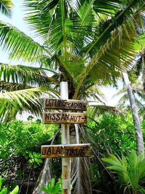 Some directions on Direction Island - 2014 World ARC, Cocos Keeling photo copyright World Cruising Club http://www.worldcruising.com taken at  and featuring the  class