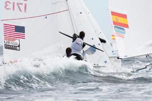 Stu McNay and Dave Hughes, Men’s 470 - 2014 ISAF Sailing World Championships Santander photo copyright Mick Anderson / Sailingpix.dk http://sailingpix.photoshelter.com/ taken at  and featuring the  class