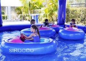 The Sirocco Bumper Boats are not just a way to introduce a new generation to the fun of boating, but also raise money for charity photo copyright Emma Milne taken at  and featuring the  class
