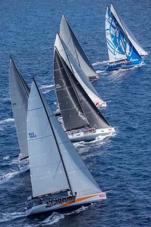 Tight racing across the fleet in today's Gazprom Swan 60 World Championship photo copyright Nautor's Swan/Carlo Borlenghi taken at  and featuring the  class