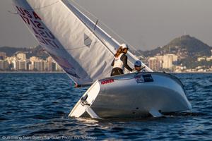 Annie Haeger (East Troy, Wisc.) and Briana Provancha (San Diego, Calif.), Women’s 470. photo copyright Will Ricketson / US Sailing Team http://home.ussailing.org/ taken at  and featuring the  class