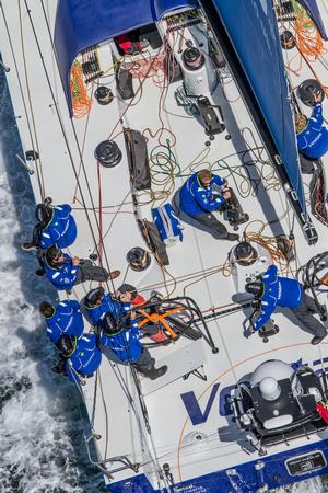 Team Vestas Wind heading for Alicante, Spain. photo copyright Ainhoa Sanchez/Volvo Ocean Race http://www.volvooceanrace.com taken at  and featuring the  class