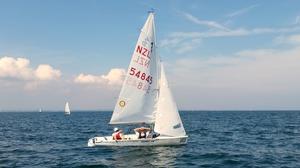 Waiting for wind, 1st day - Day 1, 2014 Open 420 Worlds, Travemunde, GER photo copyright Rob Burn taken at  and featuring the  class