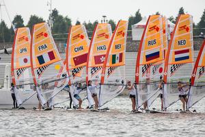 Girls Techno 293 Fleet - Nanjing 2014 Youth Olympic Games photo copyright ISAF  taken at  and featuring the  class