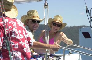 Friendly faces at Fun Race photo copyright Airlie Beach Race Week media taken at  and featuring the  class