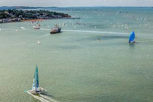 Musandam Oman Sail at Cowes Week 2014 photo copyright  Shaun Roster taken at  and featuring the  class