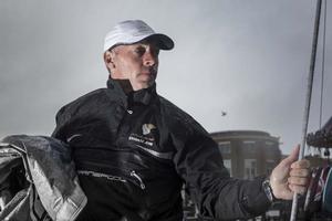 2014 Extreme Sailing Series, Act 5 Cardiff - Oman Air skipper Rob Greenhalgh (GBR) photo copyright Lloyd Images/Extreme Sailing Series taken at  and featuring the  class