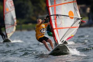Zara Horton, Techno 4.5, GBR 3066 - 2014 RYA/UKWA National Windsurfing Championships photo copyright  Paul Wyeth / RYA http://www.rya.org.uk taken at  and featuring the  class