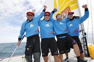 Taylor Canfield (ISV) and team US One win Chicago Match Cup photo copyright  Ian Roman / WMRT taken at  and featuring the  class