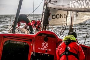 2014 Sevenstar Round Britain and Ireland Race - Onboard Dongfeng photo copyright Dongfeng Race Team taken at  and featuring the  class