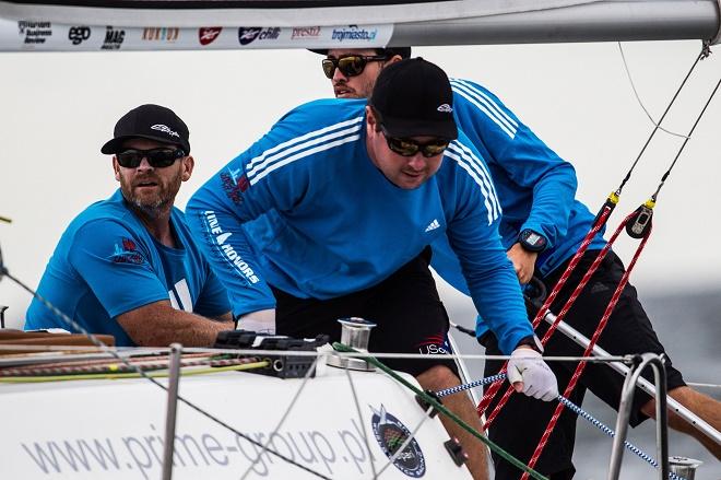 Both Taylor Canfield and tactician Rod Dawson are aiming to win the championship this season - 2014 Alpari World Match Racing Tour. - a ©  Robert Hajduk / WMRT
