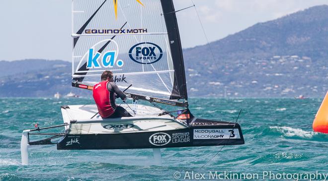 Third overall - Josh McKnight - Final Day - 2015 Moth World Championship ©  Alex McKinnon Photography http://www.alexmckinnonphotography.com