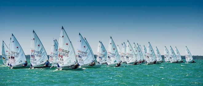 Radial Fleet - Miami World Cup 2015 © Walter Cooper /US Sailing http://ussailing.org/