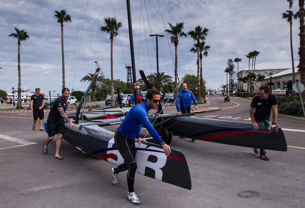 Launching in Bermuda - Ben Ainslie racing - Bermuda Training Camp © Ben Ainslie Racing www.benainslieracing.com