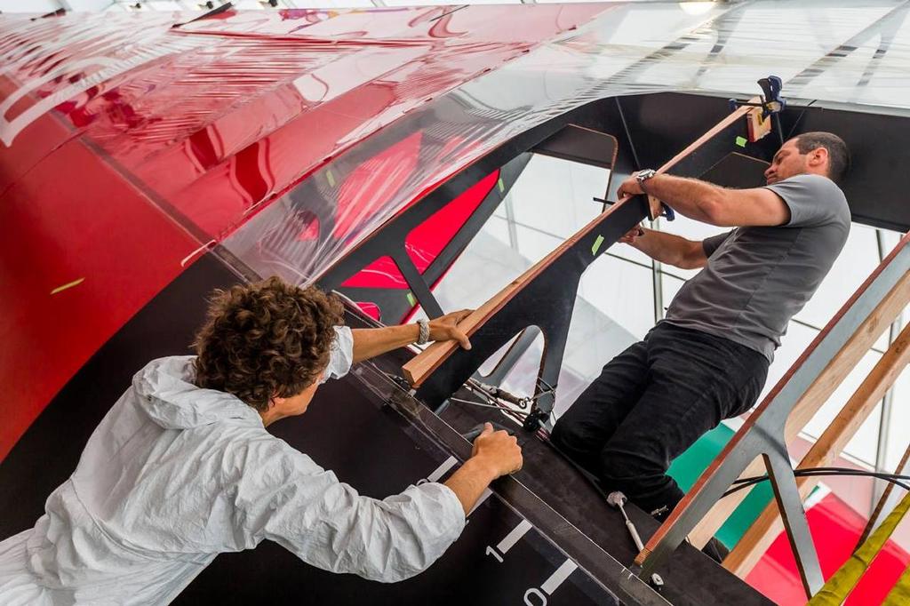 Luna Rossa gets back to work at Cagliari, Italy © Carlo Borlenghi/Luna Rossa http://www.lunarossachallenge.com