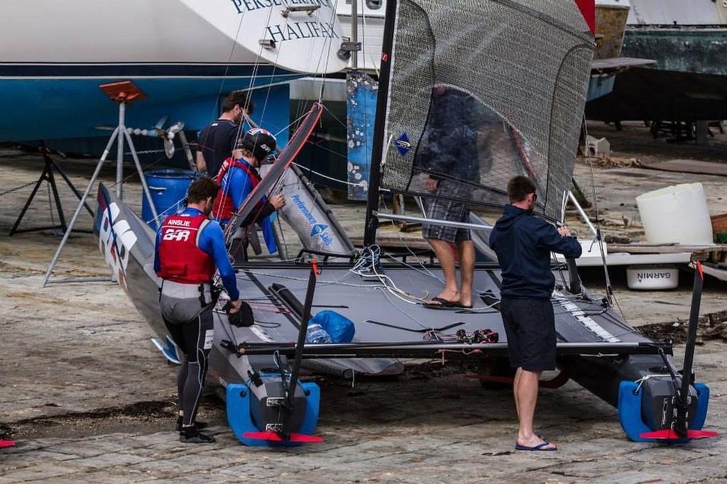 Launching Nacra 20's in Bermuda - Ben Ainslie Racing - Bermuda Training Camp © Ben Ainslie Racing www.benainslieracing.com