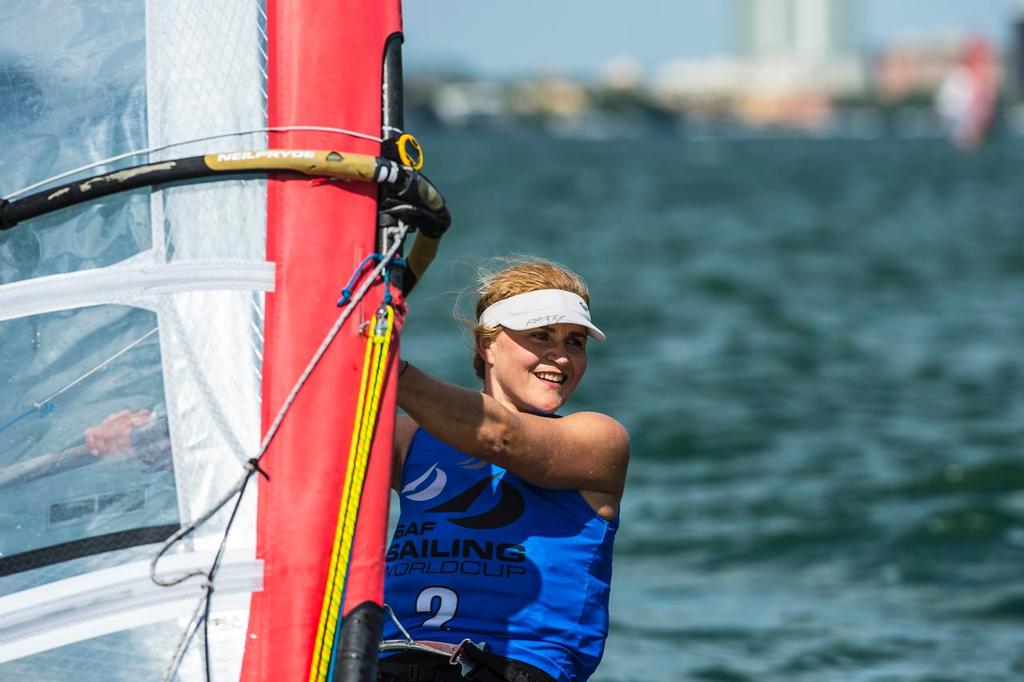 Womens RS:X - Day 4, ISAF World Cup, Miami © Walter Cooper /US Sailing http://ussailing.org/