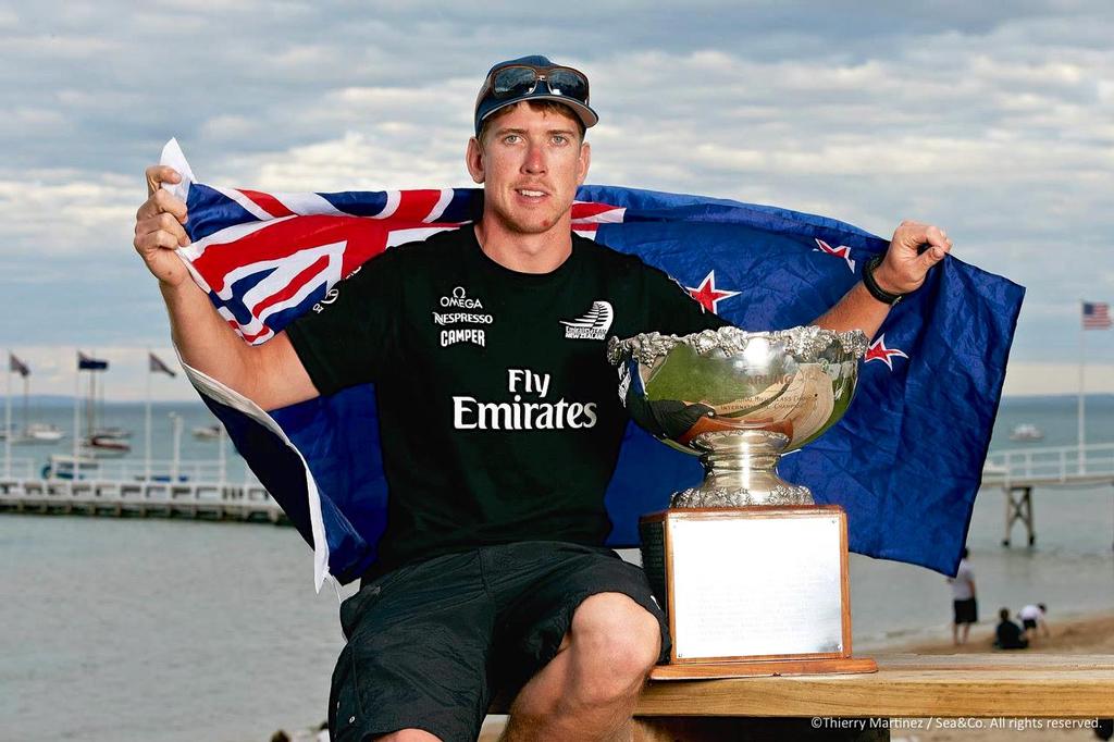 Burling 007 - 2015 Moth World Championships, Sorrento, Melbourne photo copyright Thierry Martinez/International Moth Class http://www.moth-sailing.org taken at  and featuring the  class