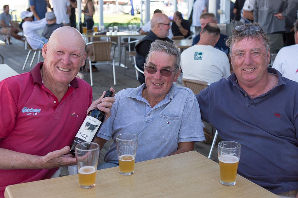 More Gomas – David Biven, Campbell Mackie and Hugh Wilkinson. - Musto 2015 Etchells Australian Championship photo copyright Kylie Wilson Positive Image - copyright http://www.positiveimage.com.au/etchells taken at  and featuring the  class