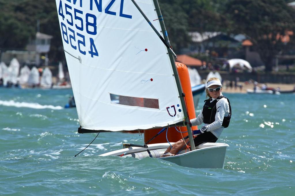 Optimists - January 25 003 - Auckland Optimist Championships, Day 2 photo copyright Richard Gladwell www.photosport.co.nz taken at  and featuring the  class