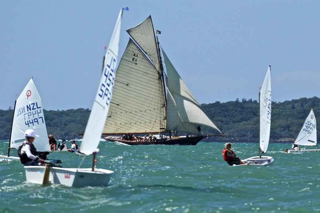  - Auckland Optimist Championships, Day 2 photo copyright Richard Gladwell www.photosport.co.nz taken at  and featuring the  class